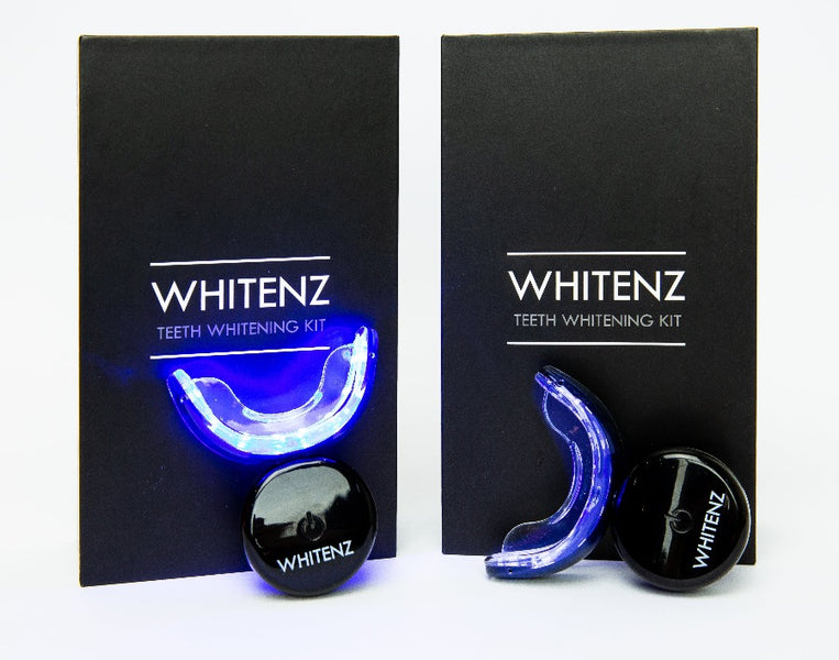 Blue light teeth whitening kit nz x 2